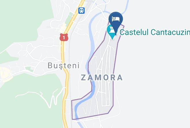Busteni - Vila Castel Cantacuzino Maps