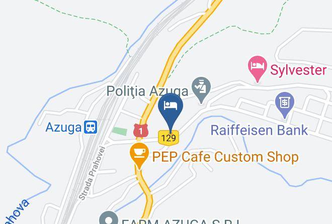 Azuga - Vila Centrala Maps