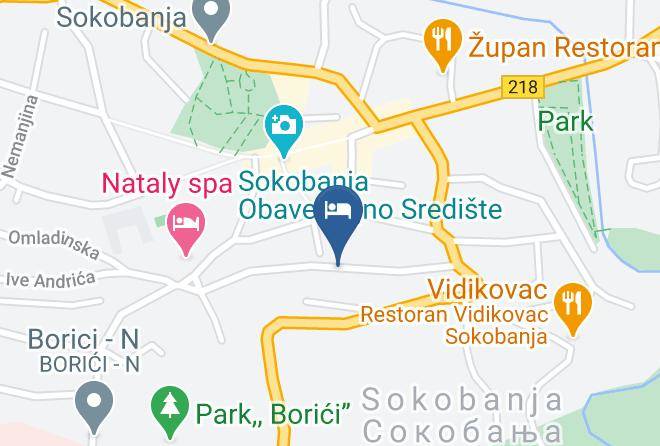 Zajecar District - Vila Cirkovic Maps