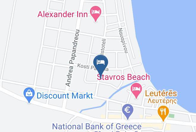 Salonica - Vila Cross Plaza Stavros Maps
