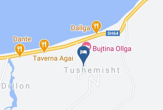 Pogradec - Vila Dante Boutique Hotel Maps