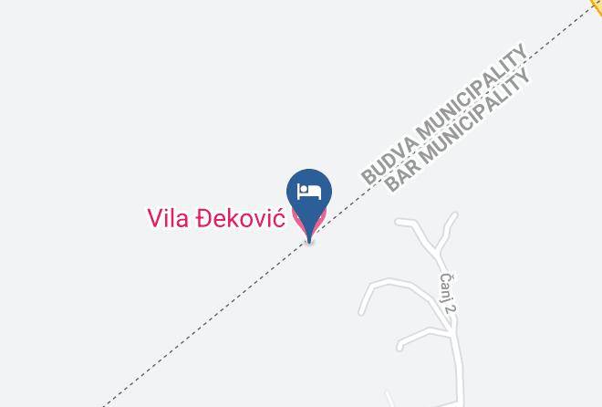 Bar - Vila Dekovic Maps