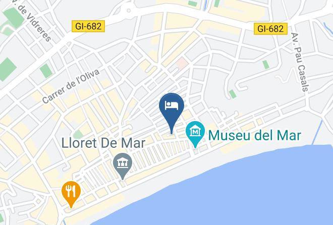 Girona - Hotel Vila Del Mar Maps