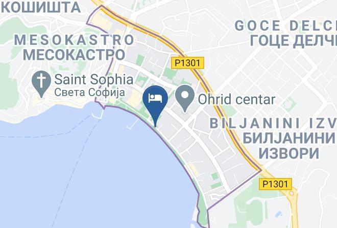 Ohrid - Vila Delfin Maps