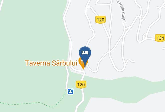 Sinaia - Vila Delmonte Maps