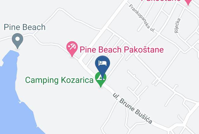 Pakostane - Vila Elka Maps