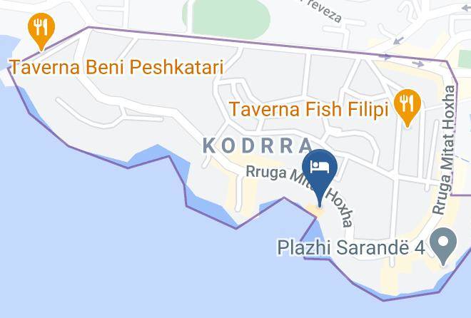 Saranda - Vila Era Beach Maps