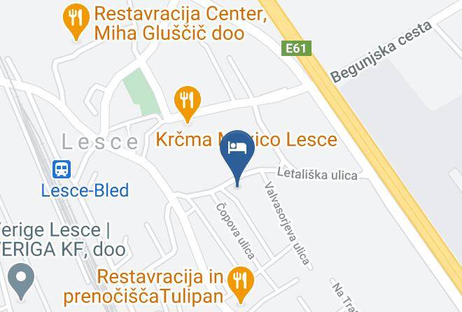Radovljica - Vila Eva Lesce Bled Maps