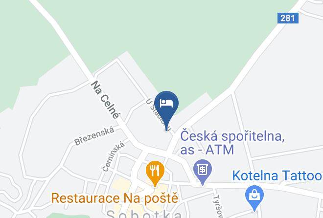 Jicin - Vila Evicka Maps