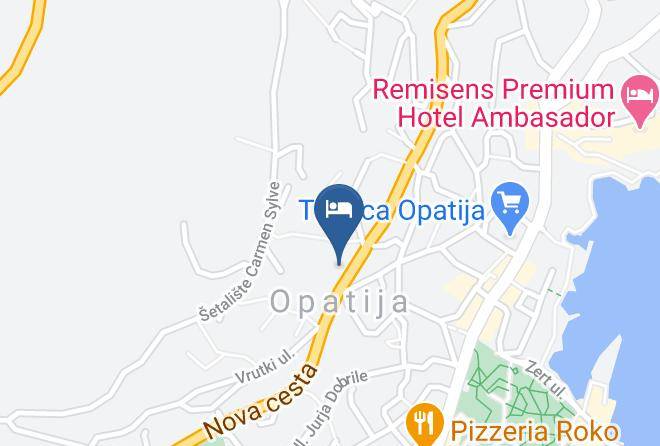 Opatija - Vila Fado Maps