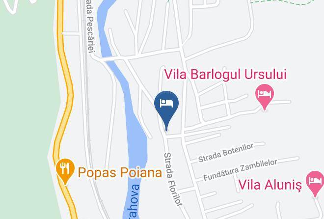 Busteni - Vila Florilor Busteni Maps
