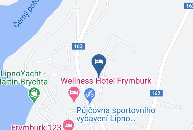 Cesky Krumlov - Vila Frymburk Maps