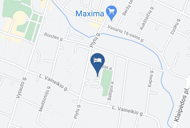 Palanga - Vila Florena In Palanga Maps