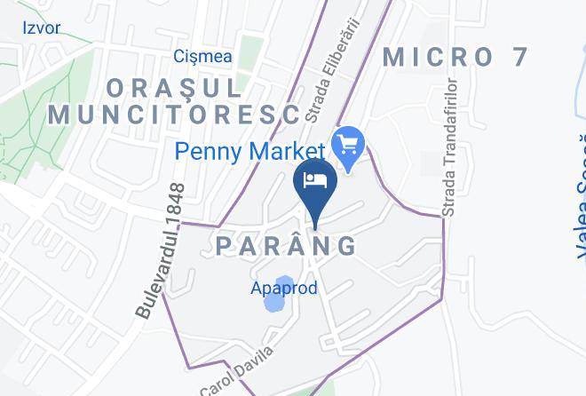 Hunedoara - Vila Gorunul Maps
