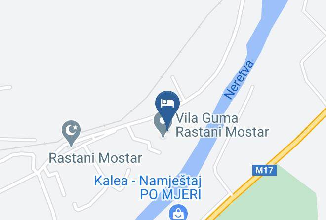 Hercegovacko Neretvanski - Vila Guma Rastani Maps