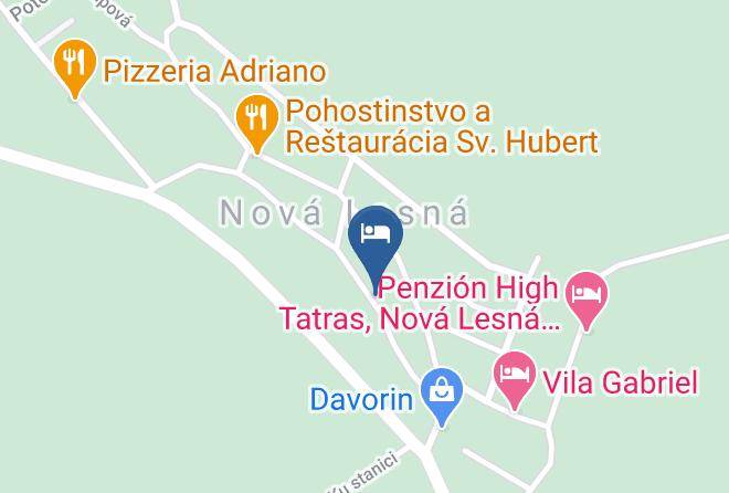 Poprad - Vila Hana Maps