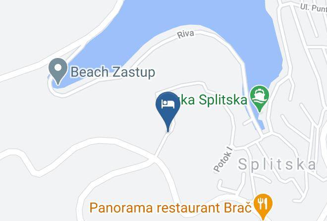 Supetar - Vila Hana Maps