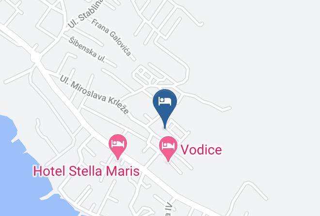 Vodice - Vila Ivancica 2 Maps