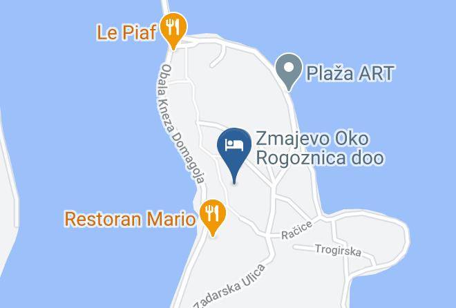 Rogoznica - Vila Ivona Maps