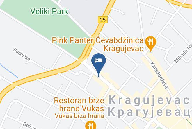 Sumadijski Okrug - Vila Jelena Kragujevac Maps