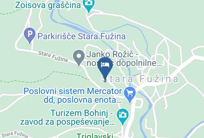 Bohinjska Bistrica - Vila Jelka Maps