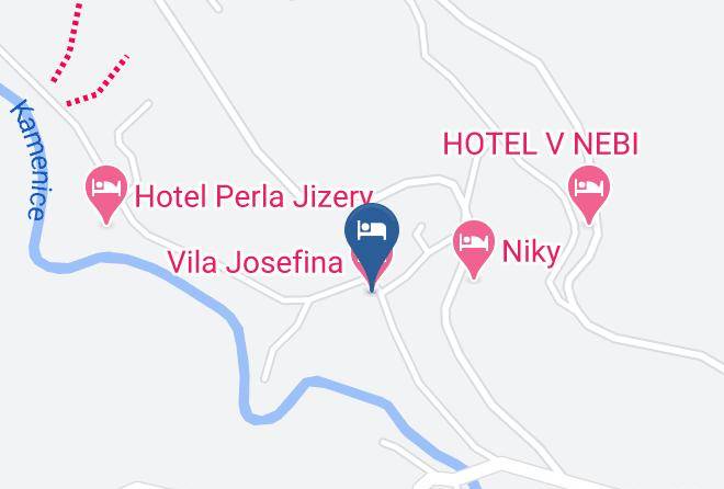 Jablonec Nad Nisou - Vila Josefina Maps