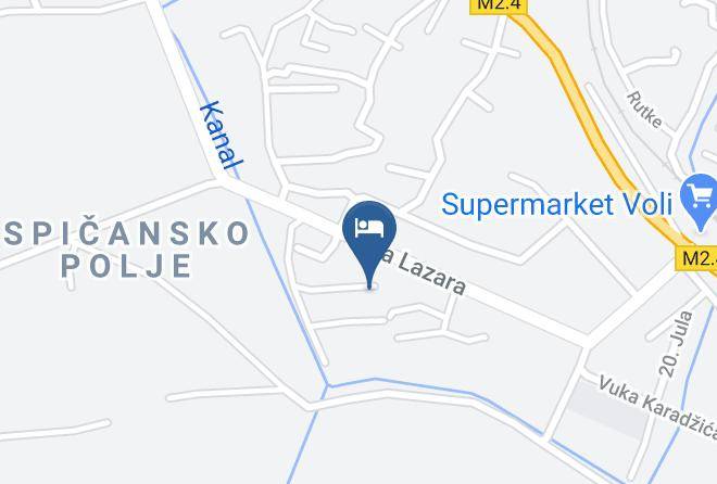 Bar - Vila Jovana Maps
