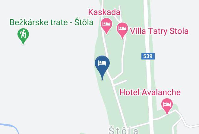 Poprad - Vila Kantor Maps