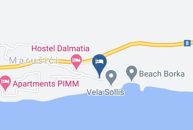 Omis - Vila Kata Maps