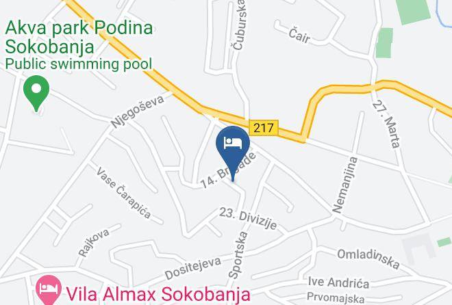 Zajecar District - Vila Katarina 2 Maps