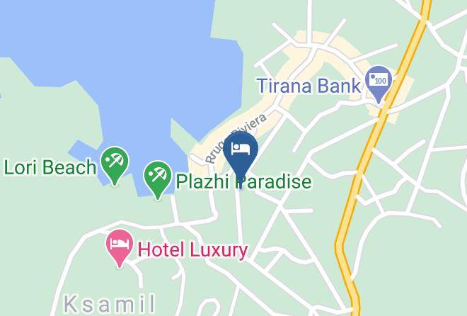 Saranda - Vila Kleon Maps