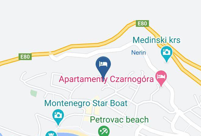 Budva - Vila Koral Maps