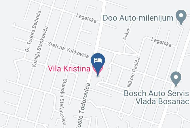 Bor District - Vila Kristina Maps