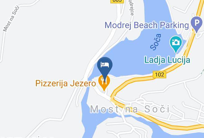 Tolmin - Vila Labod Maps