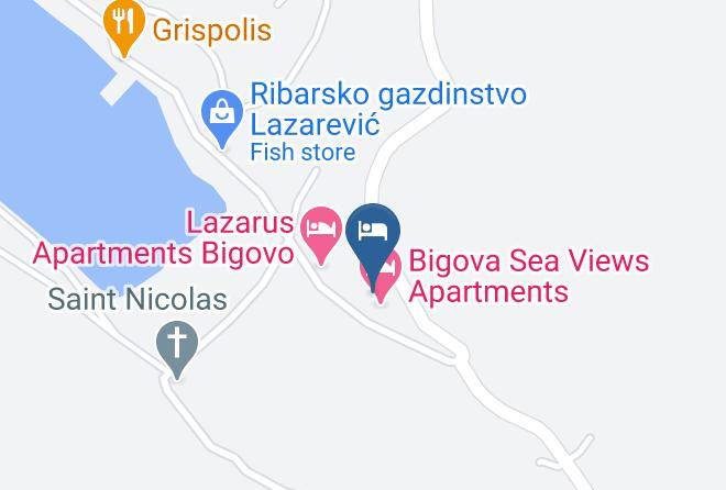 Kotor - Vila Lazarevic Maps