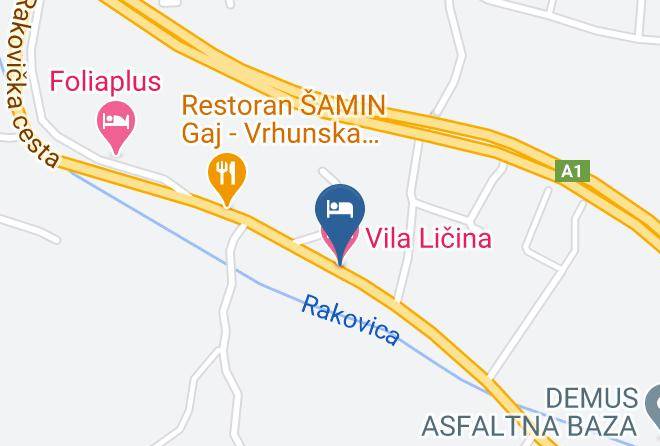 Sarajevo - Vila Licina Maps