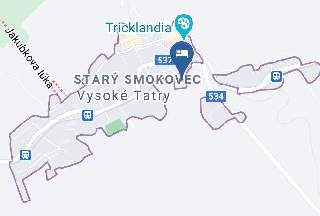 Poprad - Vila Lieska Maps
