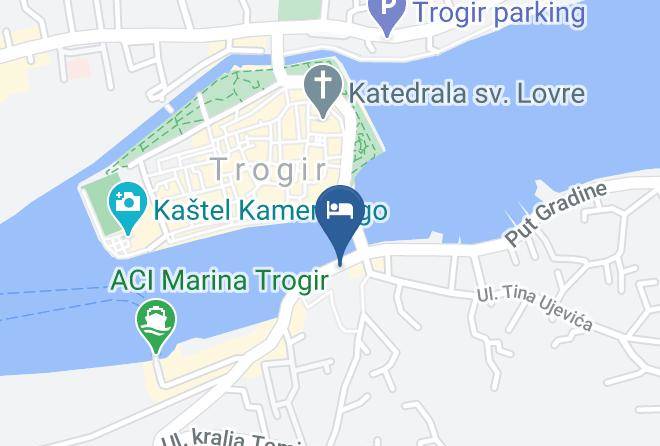 Trogir - Vila Liza Maps