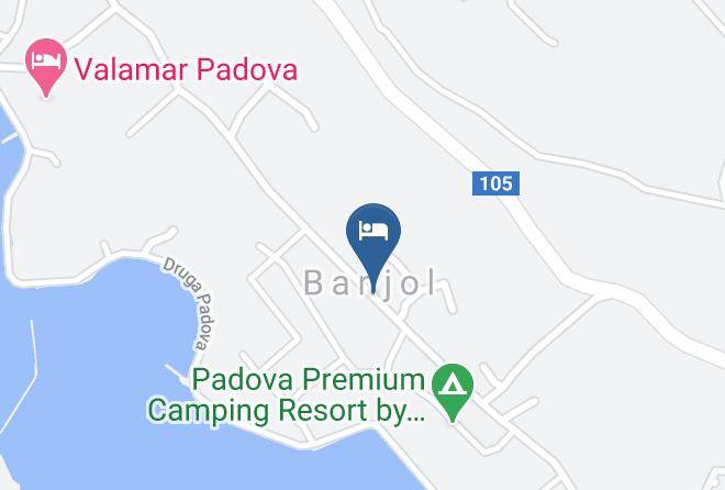 Rab - Vila Ljuba Maps