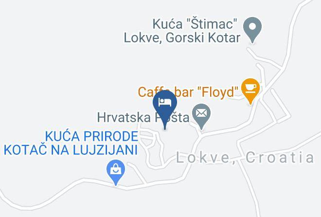 Lokve - Vila Lokve Maps
