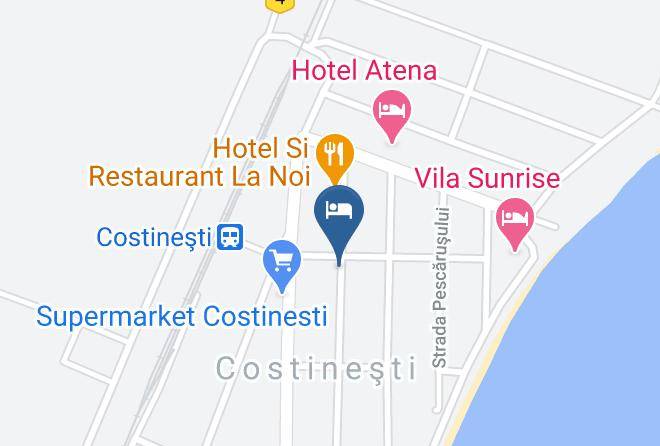 Costinesti - Vila Luna Hotel Maps