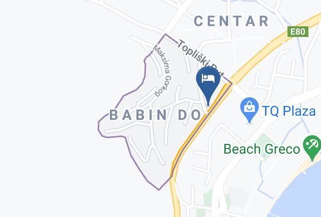 Budva - Vila Lux Maps