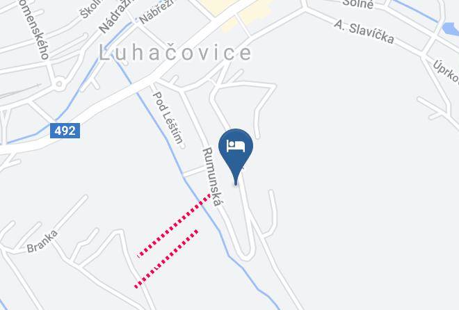 Luhacovice - Vila Magnolie Maps