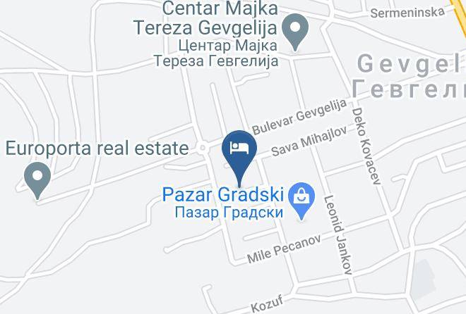 Gevgelija - Vila Manuela Maps