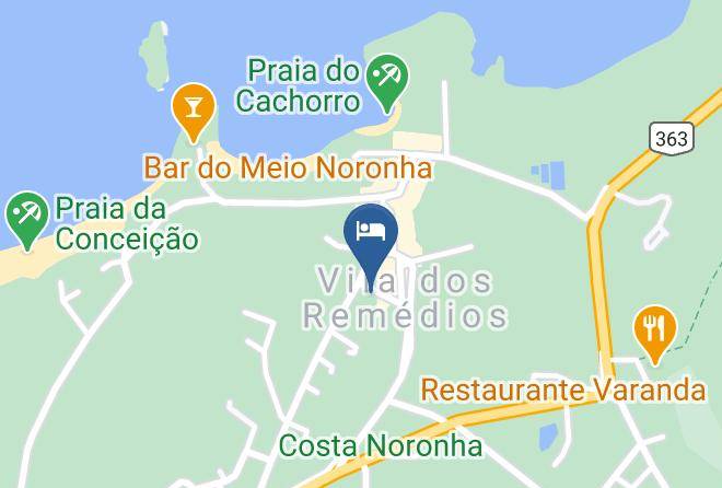 Fernando De Noronha - Vila Mar Maps