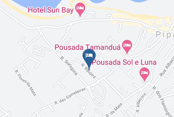 Tibau Do Sul - Vila Mar Pipa Pousada Maps