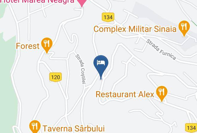 Sinaia - Vila Marald Maps