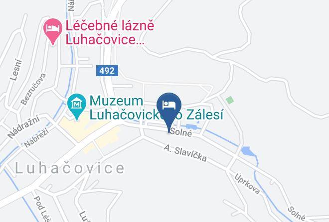 Luhacovice - Vila Marica Maps