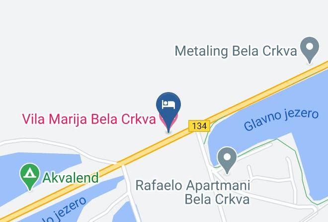 Juzno Banatski - Vila Marija Bela Crkva Maps