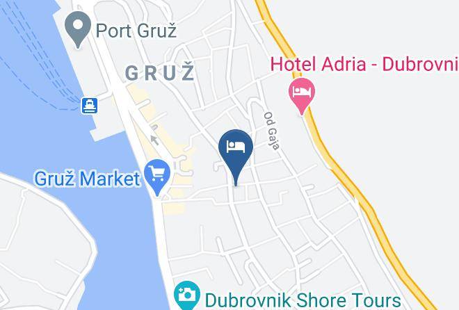 Dubrovnik - Vila Marija Maps